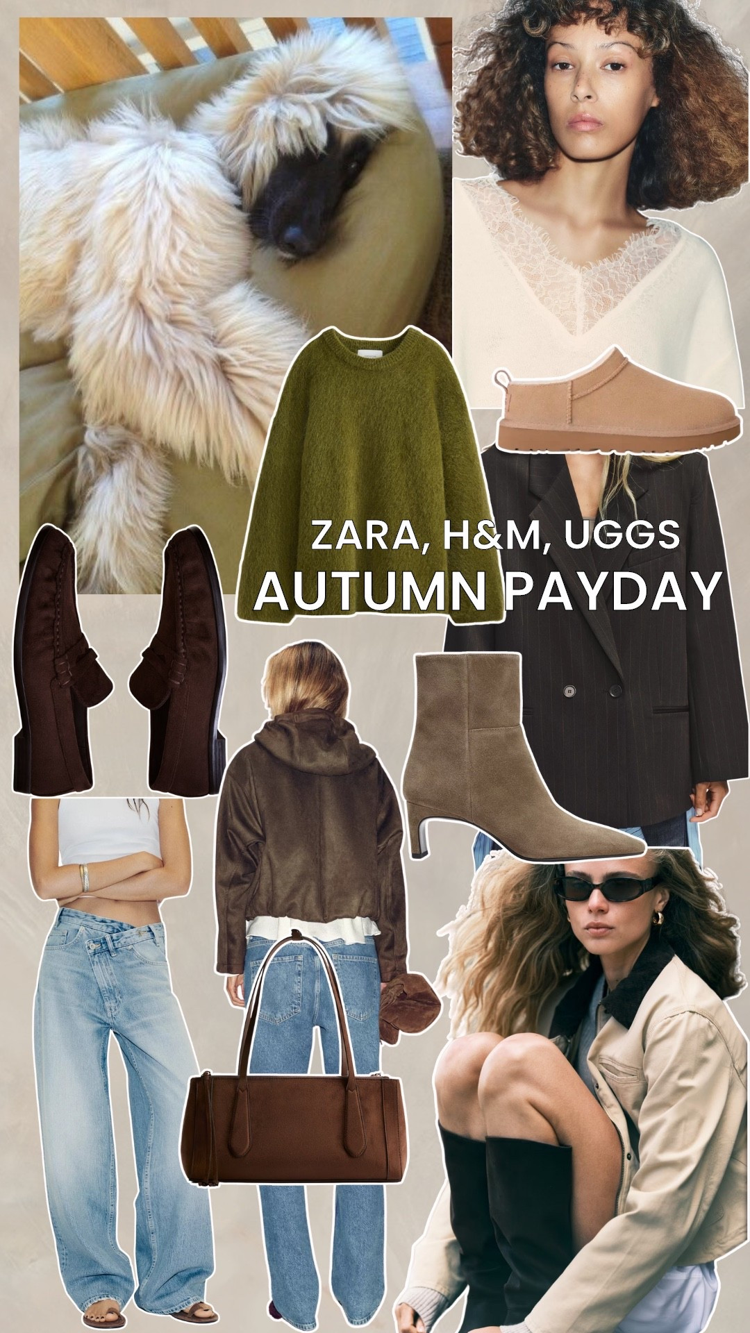 PAYDAY AUTUMN WISHLIST 🍂 Top picks to update your fall capsule wardrobe from Zara, H&M and of course - Uggs! 

Suede loafers - Zara jeans - autumn jacket - barn jacket - pinstripe blazer - suede jacket - mohair knitwear - suede boots - Ugg ultra mini - lace trim sweater - brown suede bag  - Uggs classic micro boot sand

#LTKuk #LTKautumn
