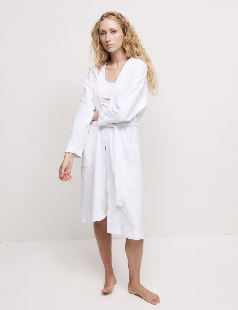 Pure Cotton Jersey Waffle Dressing Gown | Marks & Spencer (UK)