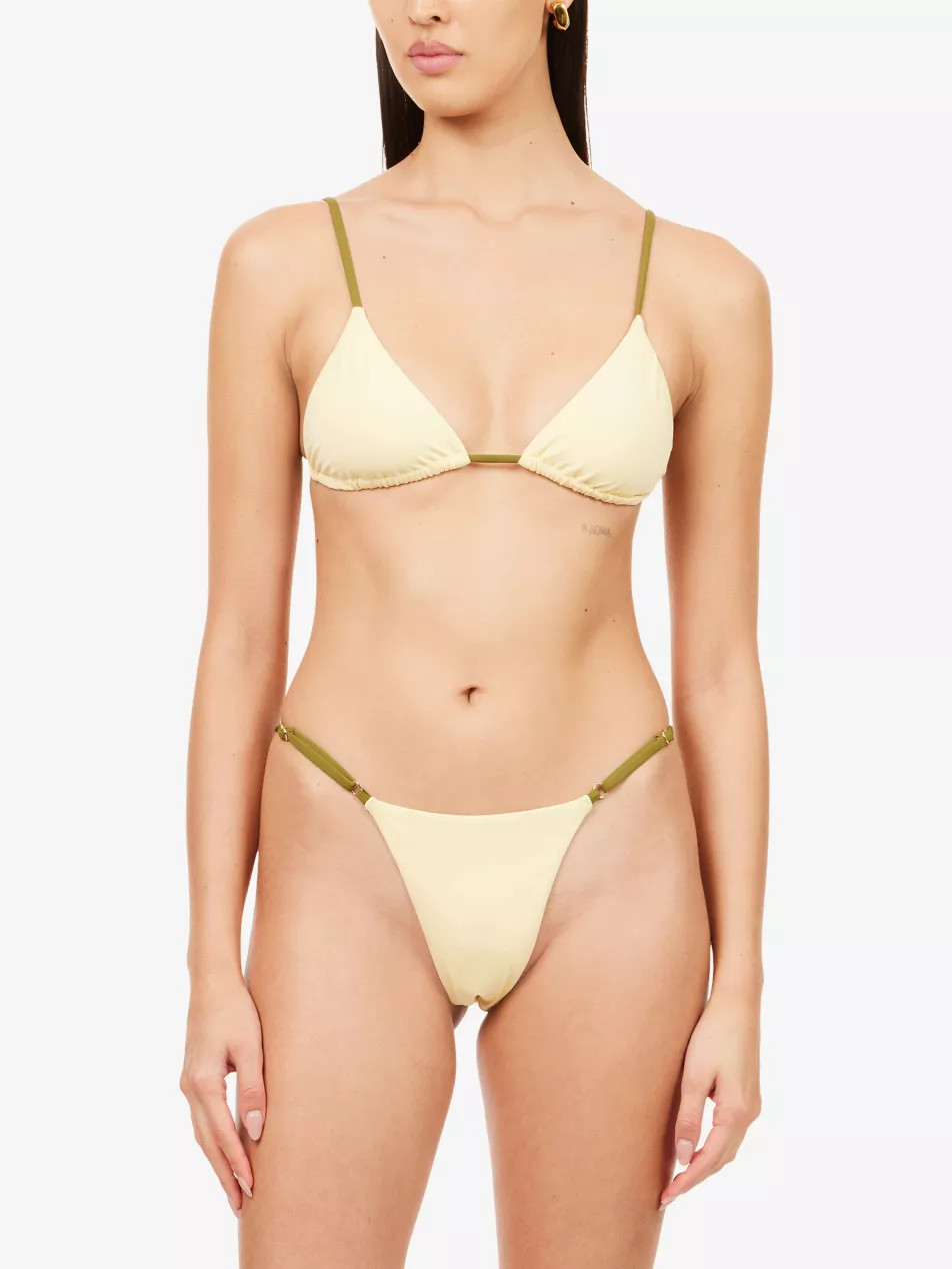 Bobbie Triangle Bikini Top | Selfridges