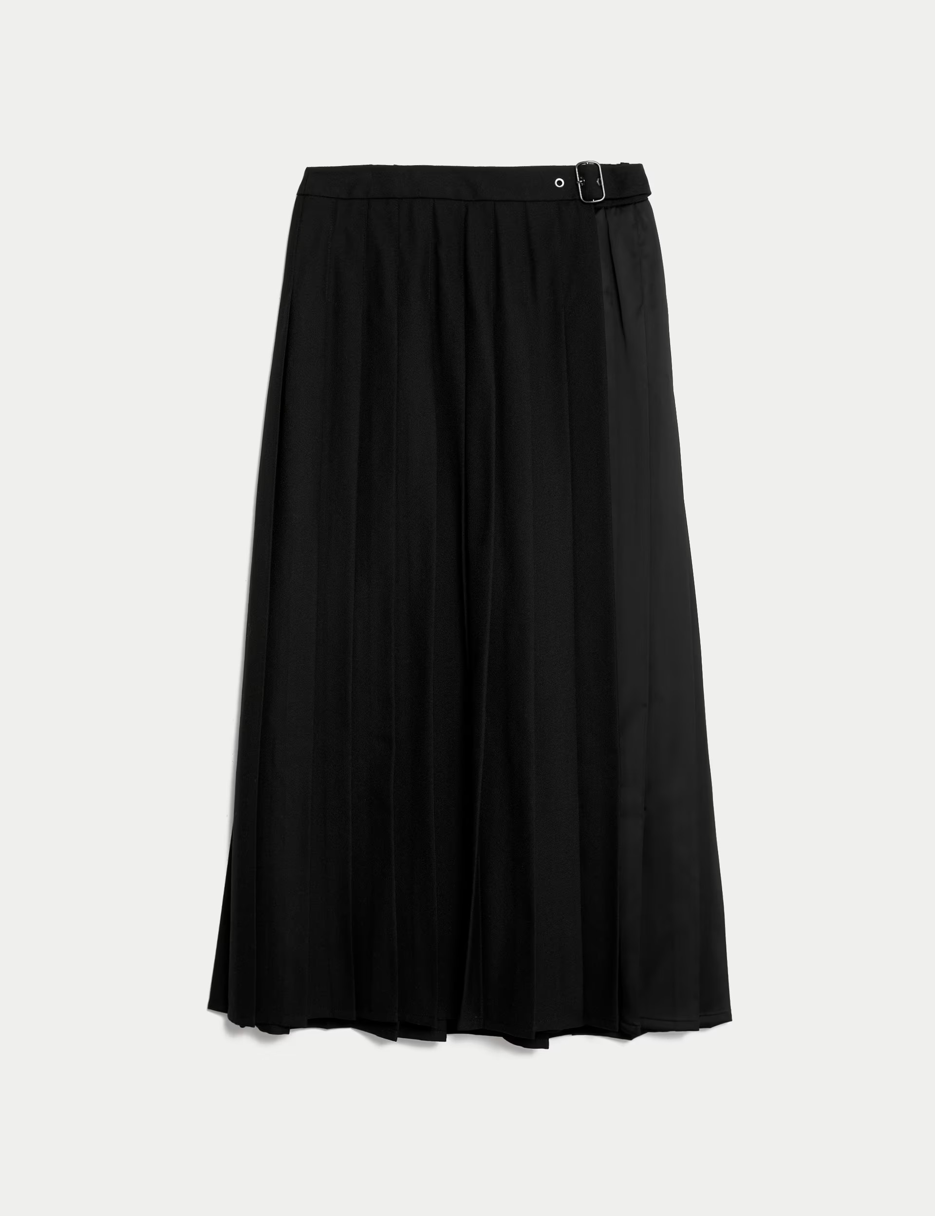 Wool Blend Pleated Maxi Kilt Skirt | Marks & Spencer (UK)