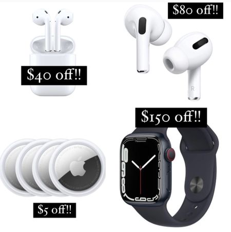 Todays Target Daily Deals!!  Apple products!!  Incredible savings.  Snagging these early for Christmas presents for the kids! 

Apple.  Apple Watch. Air tags. Apple air pods.  Air pods.

#Tech #Apple #AppleWatch #AirTags #ChristmasGifts #GiftGuide #Target #TeenGifts #GiftsForTeen #LtkGiftGuide #Gift #GiftGuide 

#LTKGiftGuide
