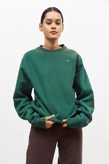 Champion UO Exclusive Reverse Weave Classic Crew Neck Sweatshirt | Urban Outfitters (US and RoW)