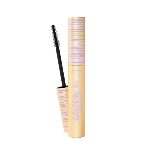 tarte tartelette XL tubing mascara – Lash Extensions in a Tube with Peptide, Extra-Bold Buildable Length & Volume, Smudge-Proof Longwear, Easy-to-Remove, Vegan & Cruelty-Free, full size, black | Amazon (US)