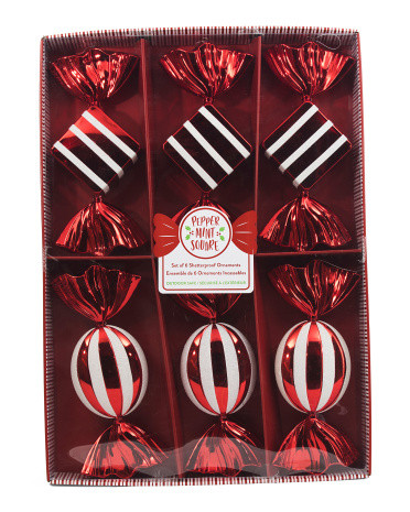 6pc 15in Outdoor Safe Oversized Candy Ornaments | TJ Maxx