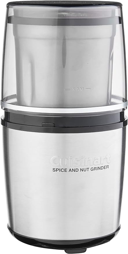 Cuisinart SG-10 Electric Spice-and-Nut Grinder, Stainless/Black, Mini | Amazon (US)