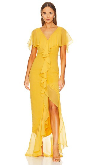 Isioma Dress in Yellow | Revolve Clothing (Global)