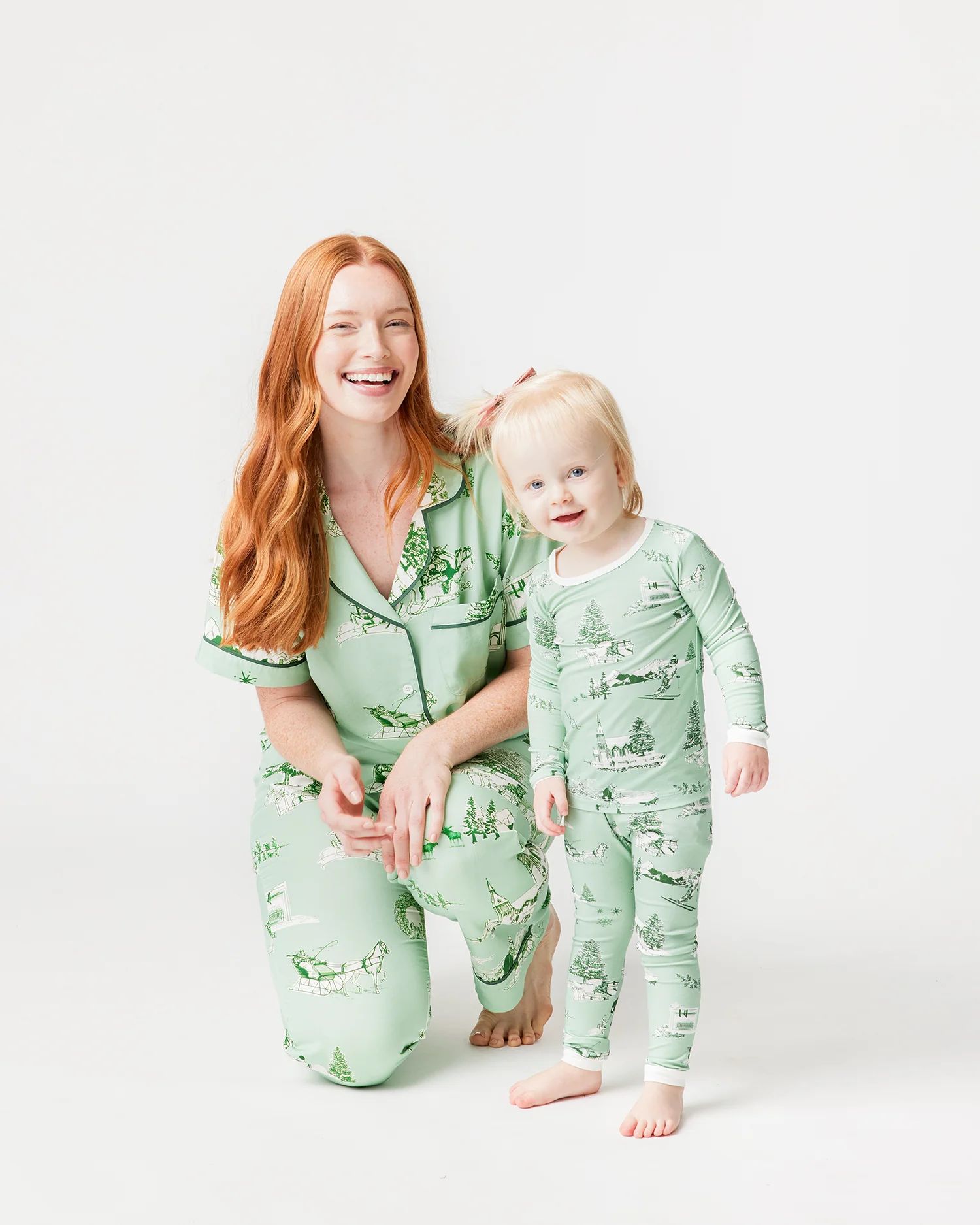Holiday Toile Pajama Pants Set | Colorful Prints, Wallpaper, Pajamas, Home Decor, & More | Katie Kime Inc