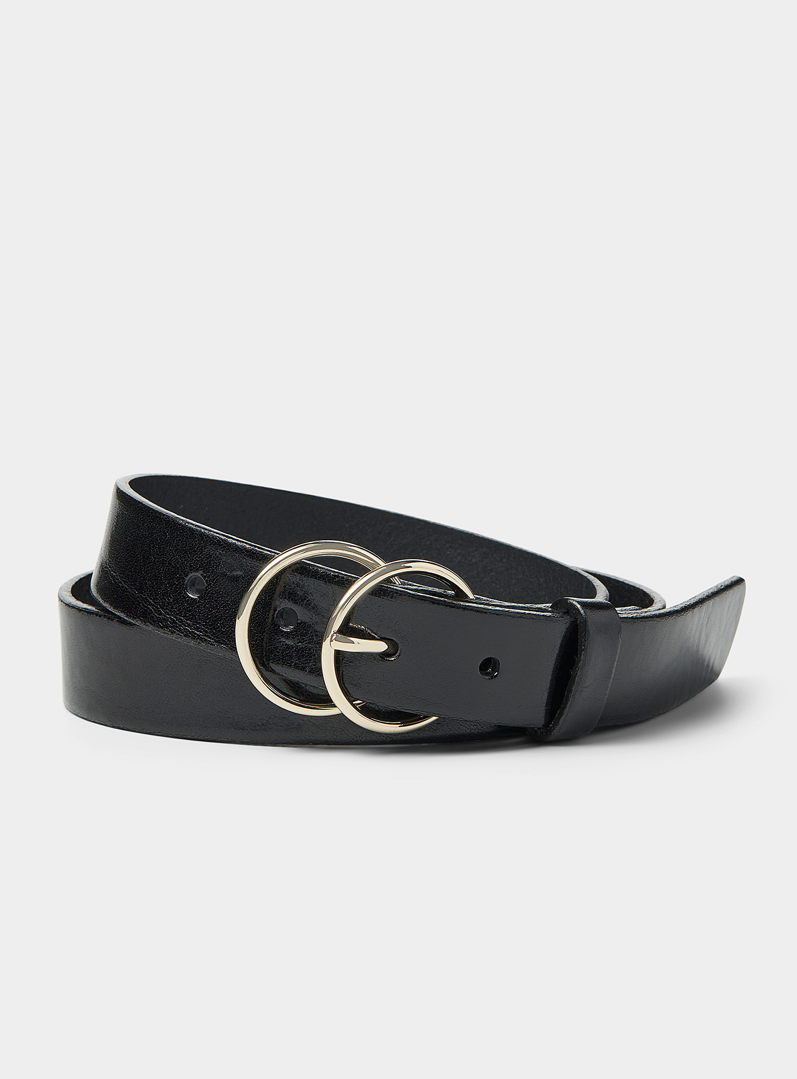 Simons - Double-buckle belt (Women, Black, MEDIUM) | Simons