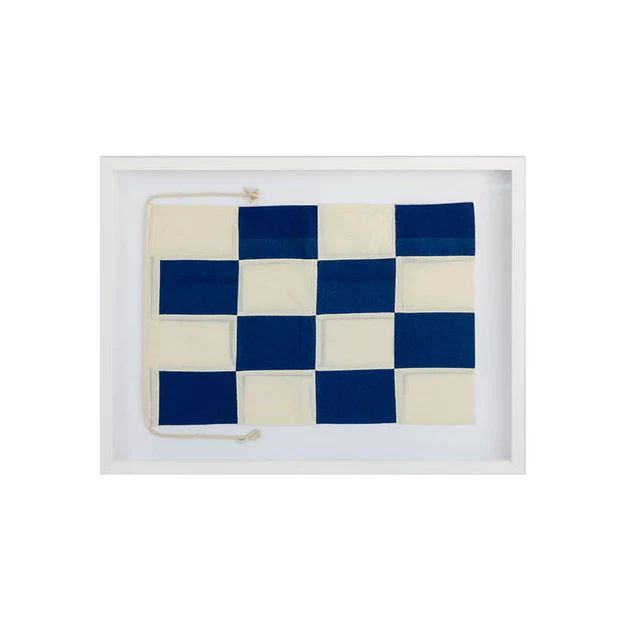 Nautical Signal Flag Framed Art - November | Cailini Coastal