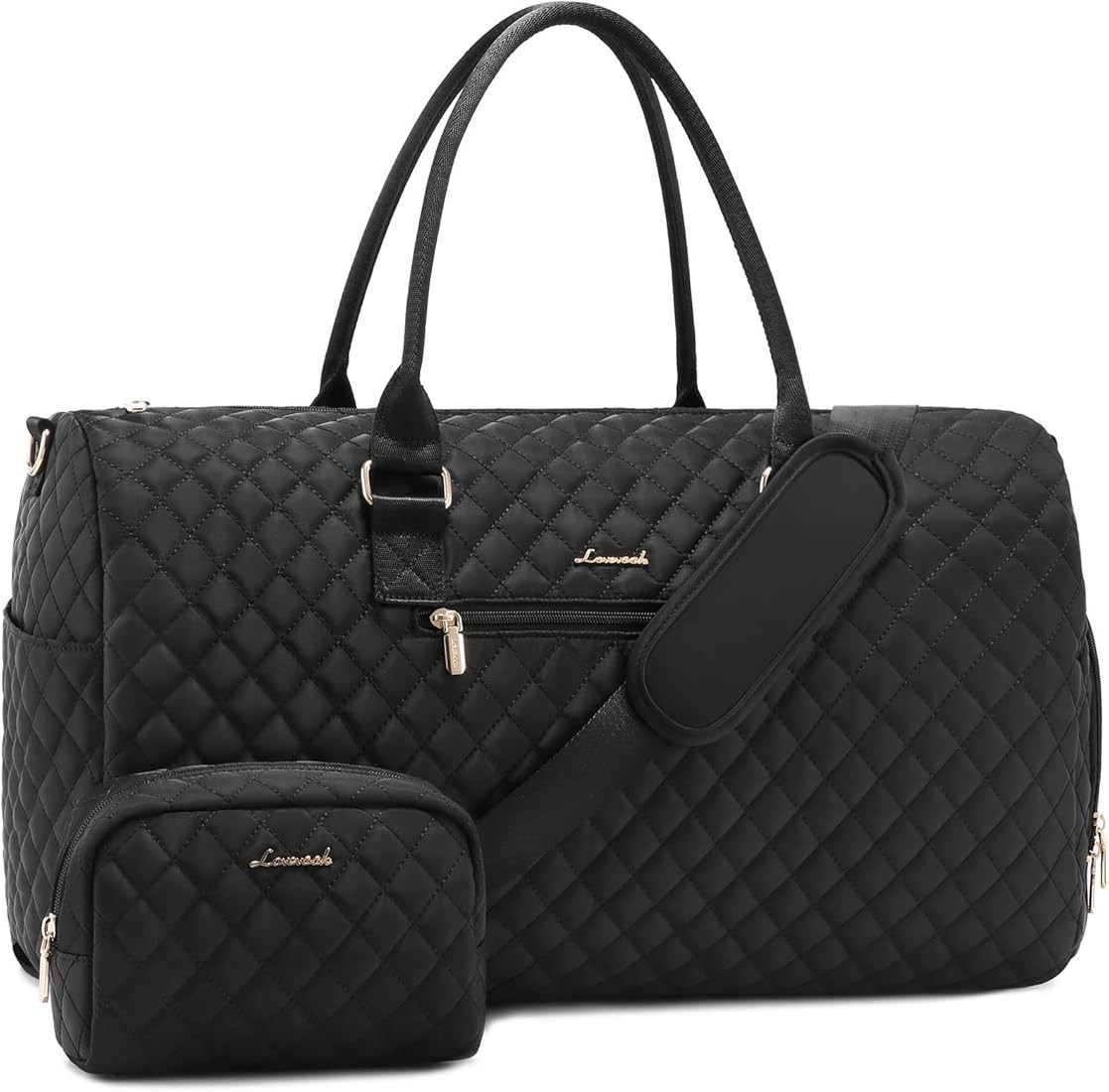 LOVEVOOK Travel Duffle Bag, Weekender Bag for Women with Toiletry Bag, Carry on Overnight Bag wit... | Amazon (US)