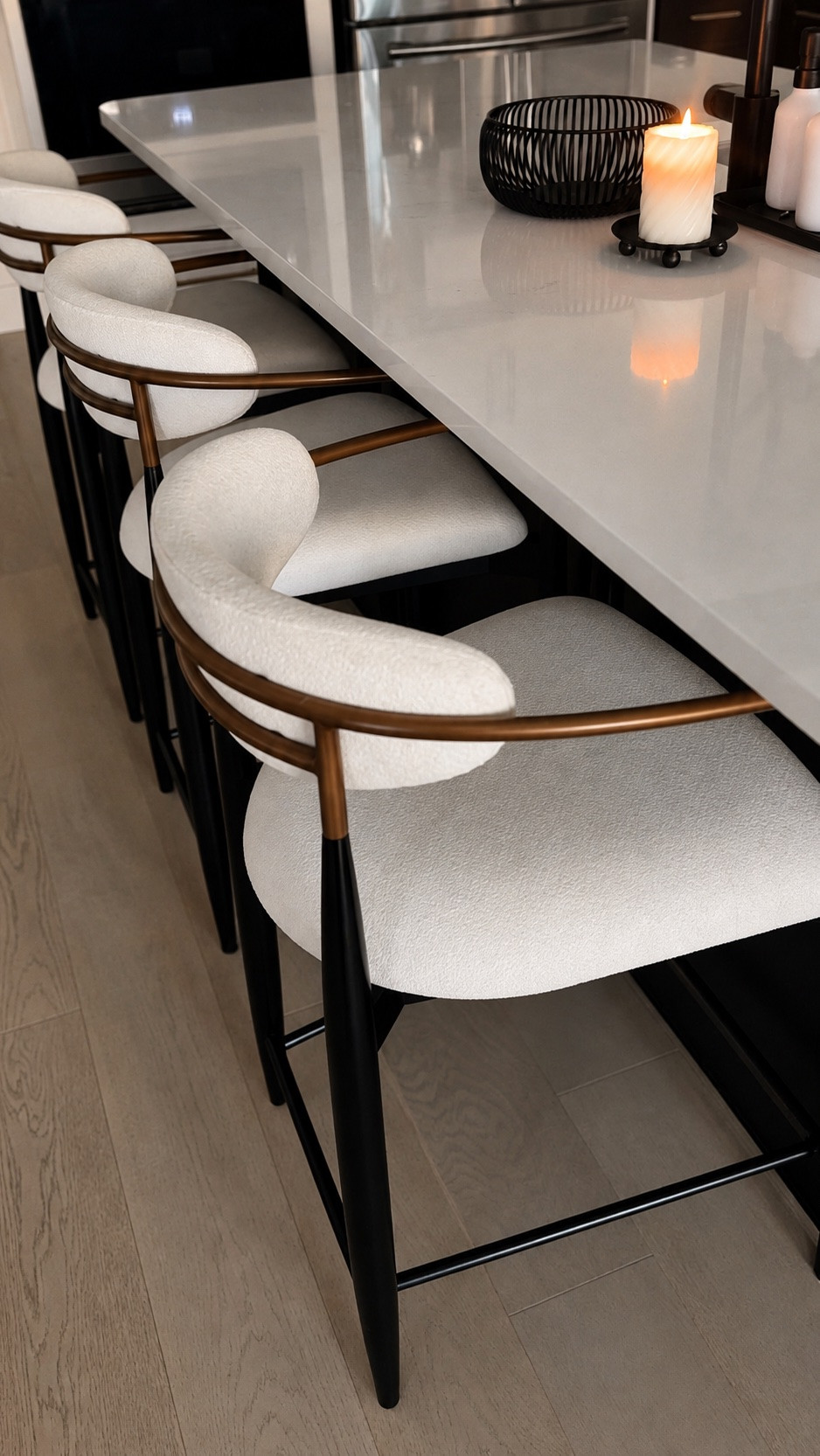 The stools that made me understand the hype 🤎 The quality, brass detailing + performance upholstery make the @Arhaus  Jagger stools worth the splurge. #LTKHome #KitchenInspo #ArhausJagger #NeutralHome #homedecor #kitchen #kitchendecor #modernhome

#LTKHome