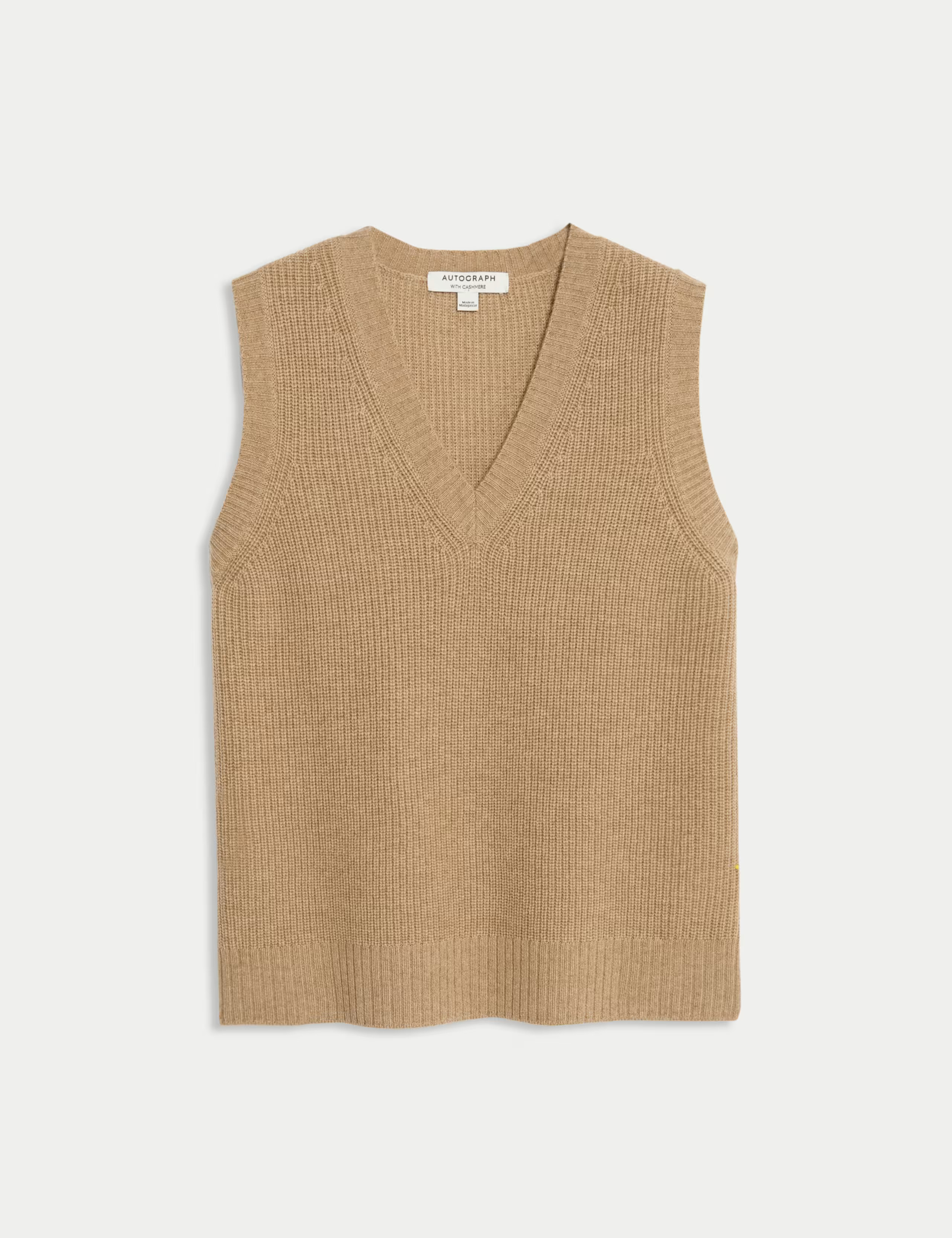 Merino Wool Rich Knitted Vest with Cashmere | M&S Collection | M&S | Marks & Spencer (UK)