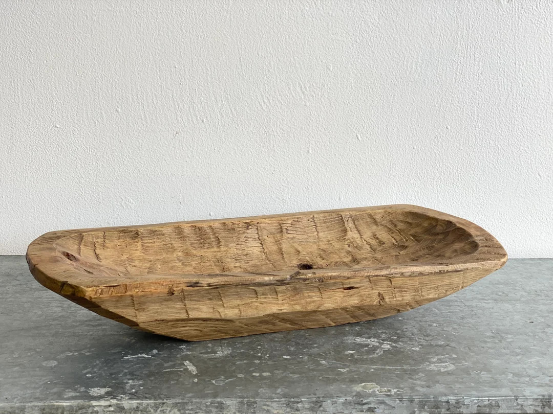 Hand carved wood dough bowl | Etsy (US)