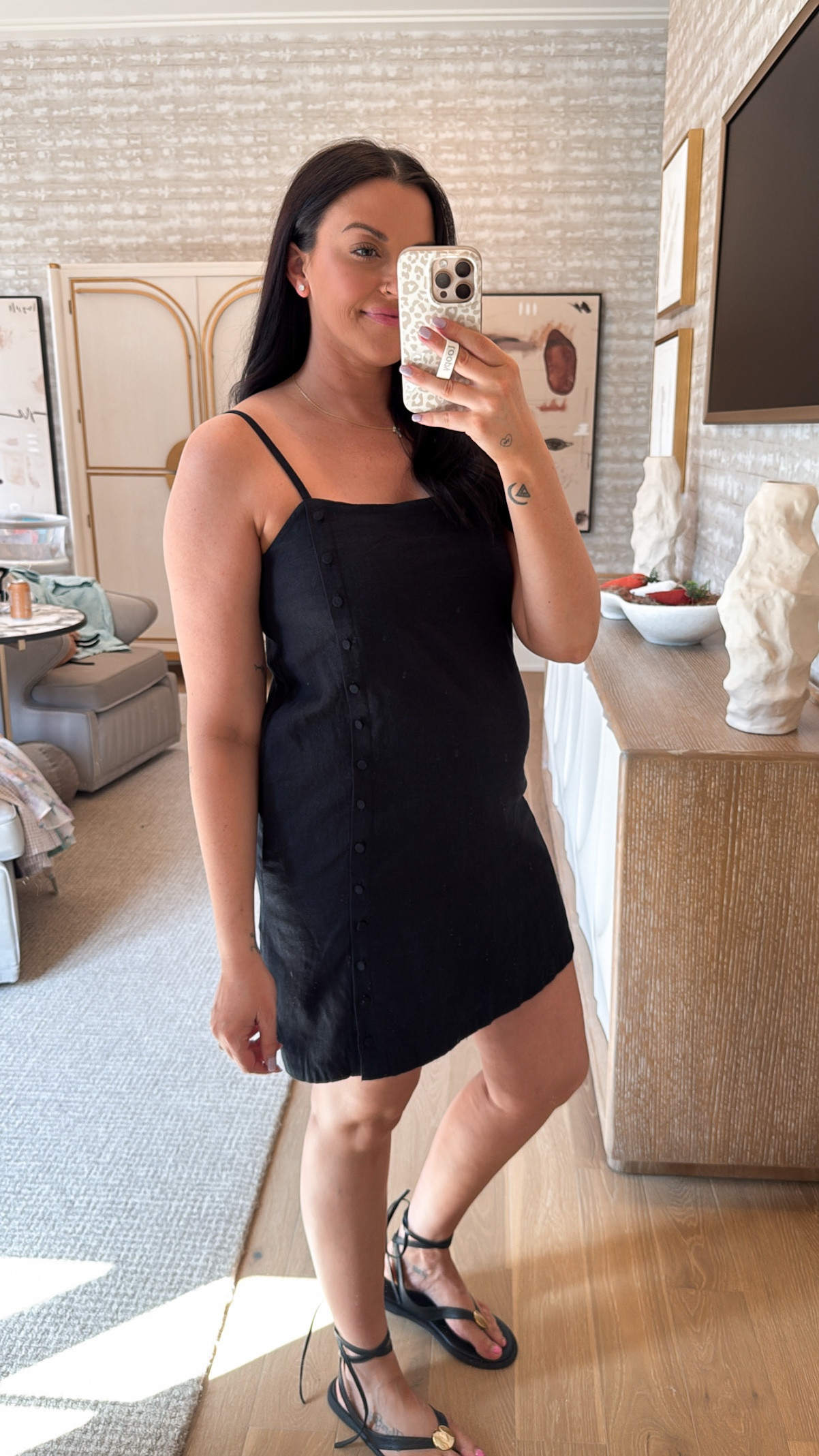 Linen blend skort dress 25% off with AFLTK. I’m in a medium tall 

#LTKSeasonal #LTKSpringSale #LTKWatchNow