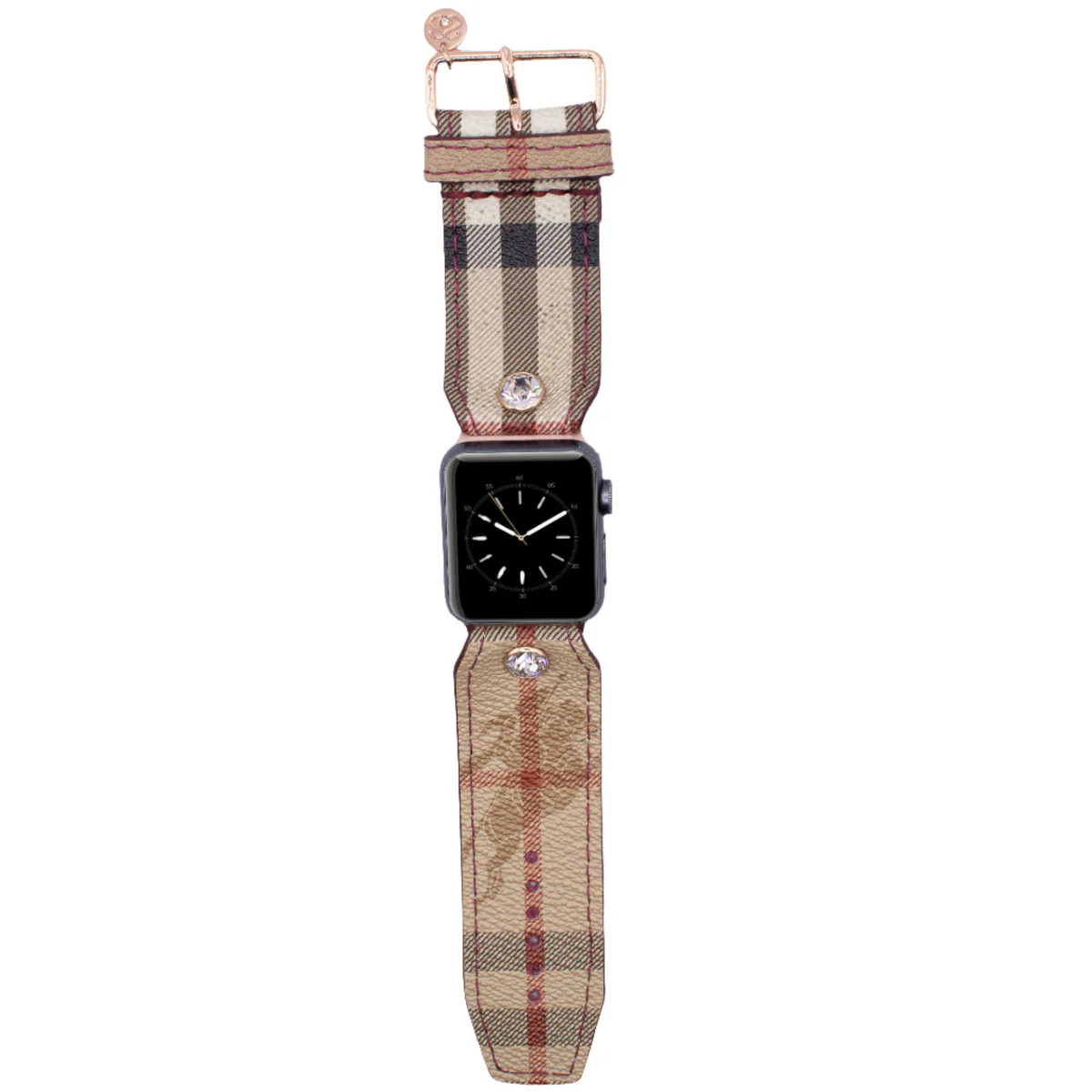 Upcycled Burberry Coated Canvas Sivella Watchband | Sparkl