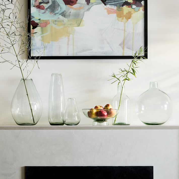 Pure Clear Recycled Glass Vases | West Elm (US)