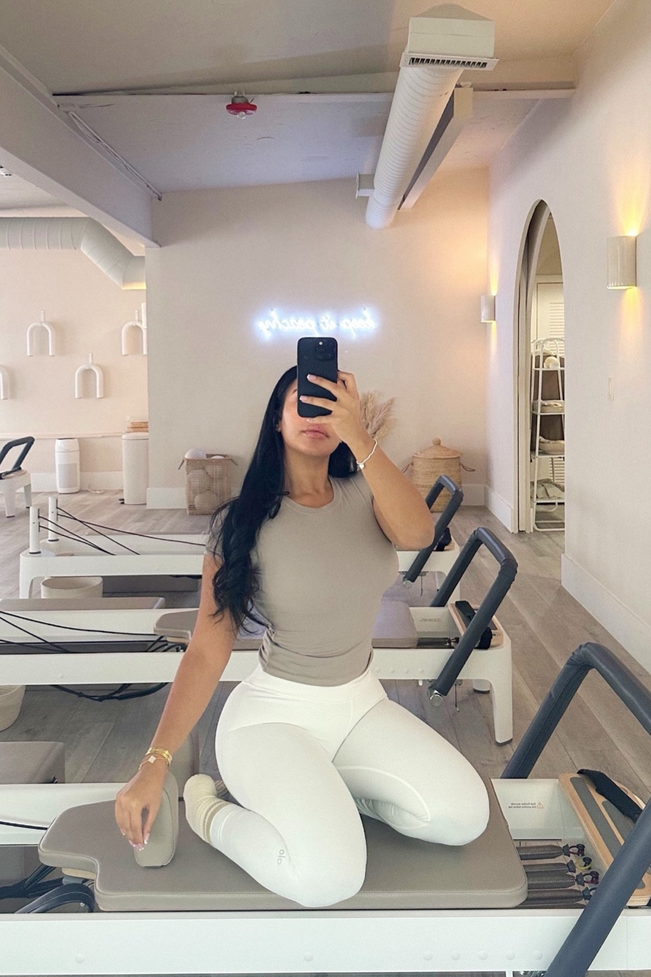 Amazon has the BEST double lined shirts for workout. they absorb sweat so fast too. I have 3 colors. (crystal gray)  black and dark gray. 

Ps: this top has been worn like 10x. 
I never recommended clothing from Amazon before but this is a hidden gem. 💎 

#LTKActive