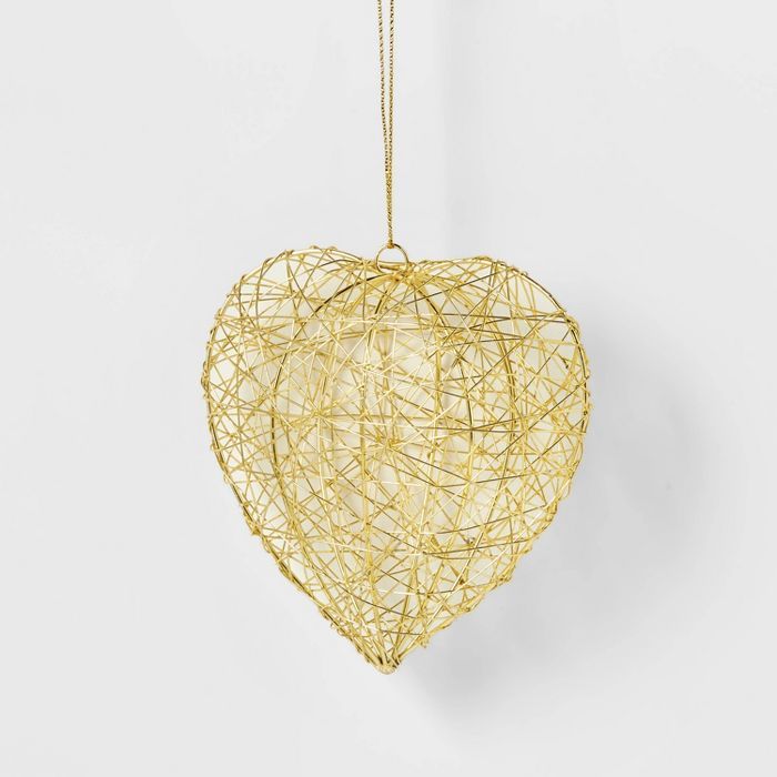 Wire Wrapped Heart Christmas Tree Ornament - Wondershop™ | Target