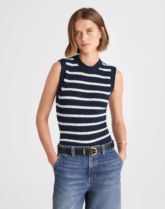 Bouclé-Knit Sweater Tank | Madewell