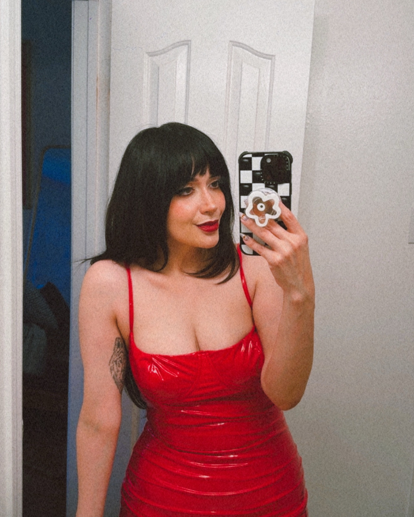 Red dress ❤️🔥 wearing size Large for a 8/10 size 

#LTKgrwm #LTKootd