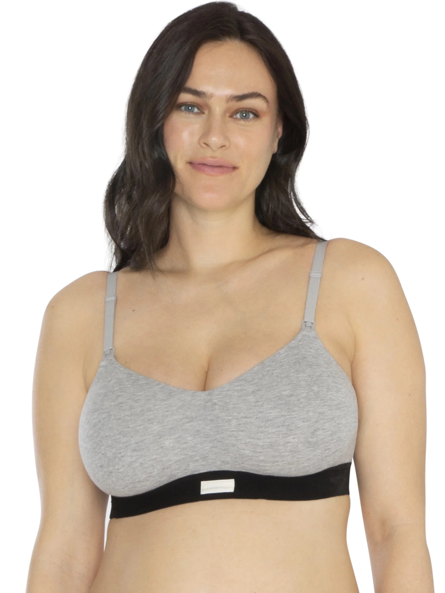 Kindly Yours Women's Cotton Spandex Maternity Nursing Wire-Free Bralette, Sizes S to 3XL | Walmart (US)
