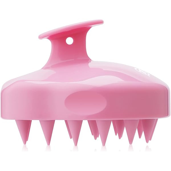 Hair Scalp Massager Shampoo Brush,Soft Silicone Hair Brush for Wet Dry Oily Curly Straight Thick Thi | Amazon (US)
