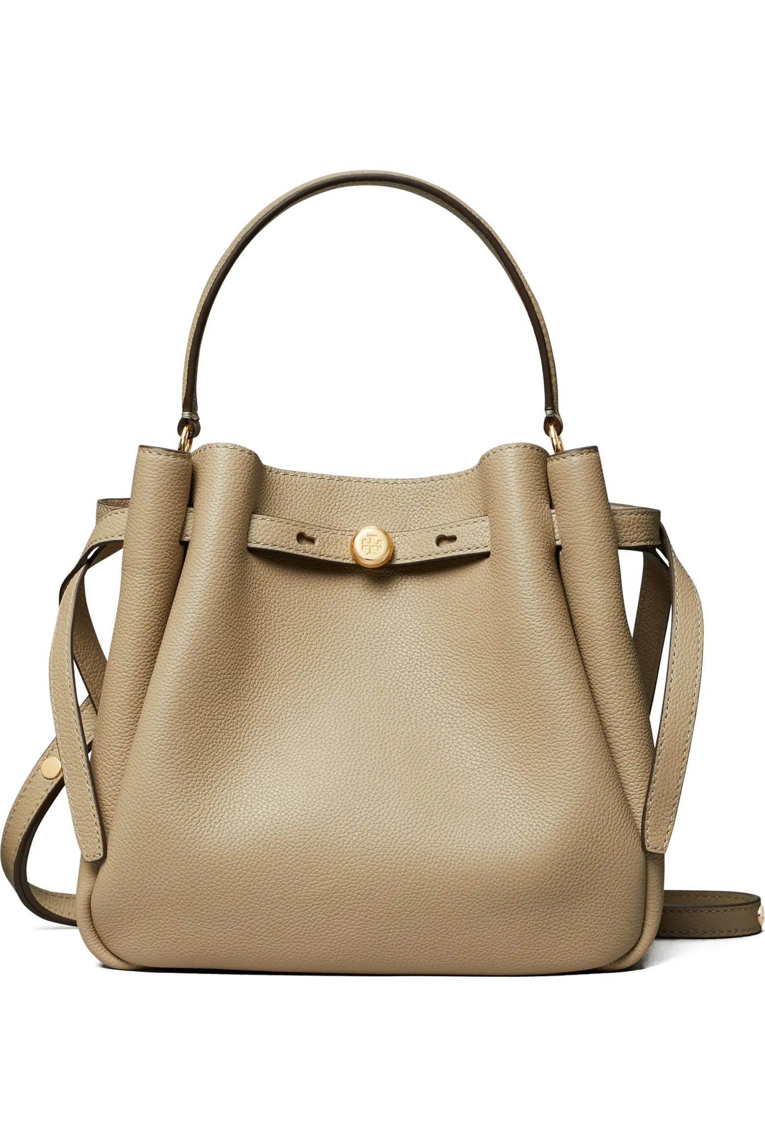 Tory Burch Romy Pebble Leather Bucket Bag (Women) | Nordstrom | Nordstrom