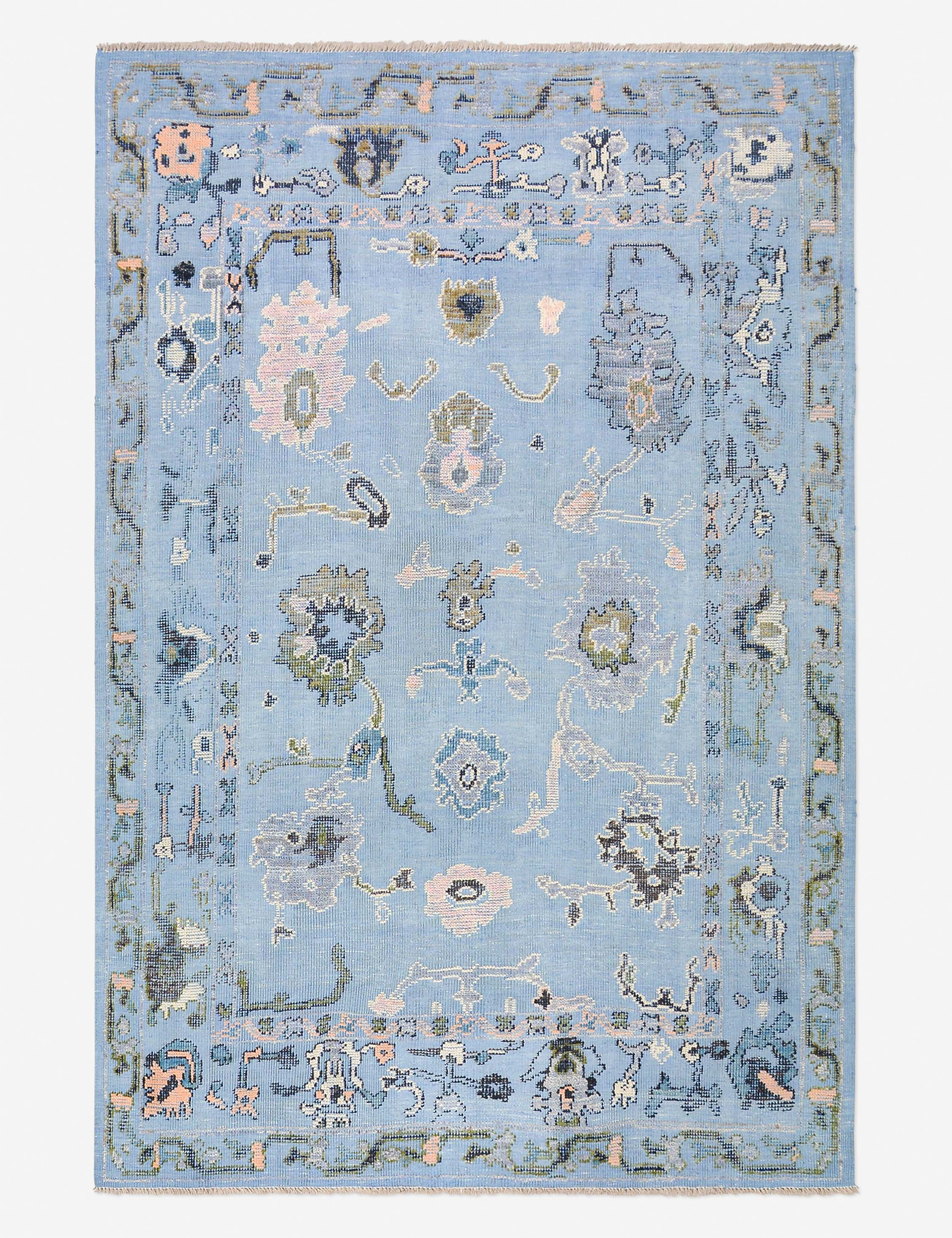 Vintage Turkish Hand-Knotted Wool Rug No. 532, 6'3 x 9'2 | Lulu and Georgia 