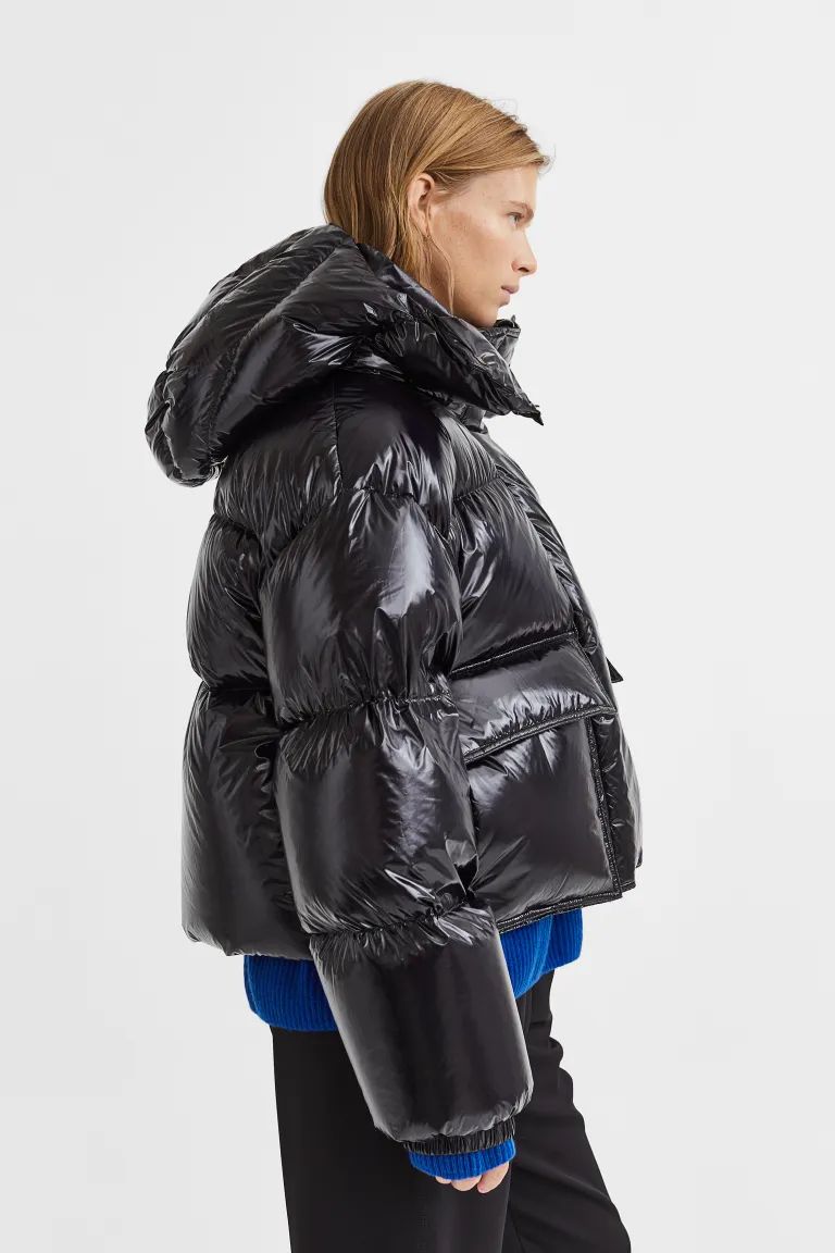 Hooded down jacket | H&M (UK, MY, IN, SG, PH, TW, HK)