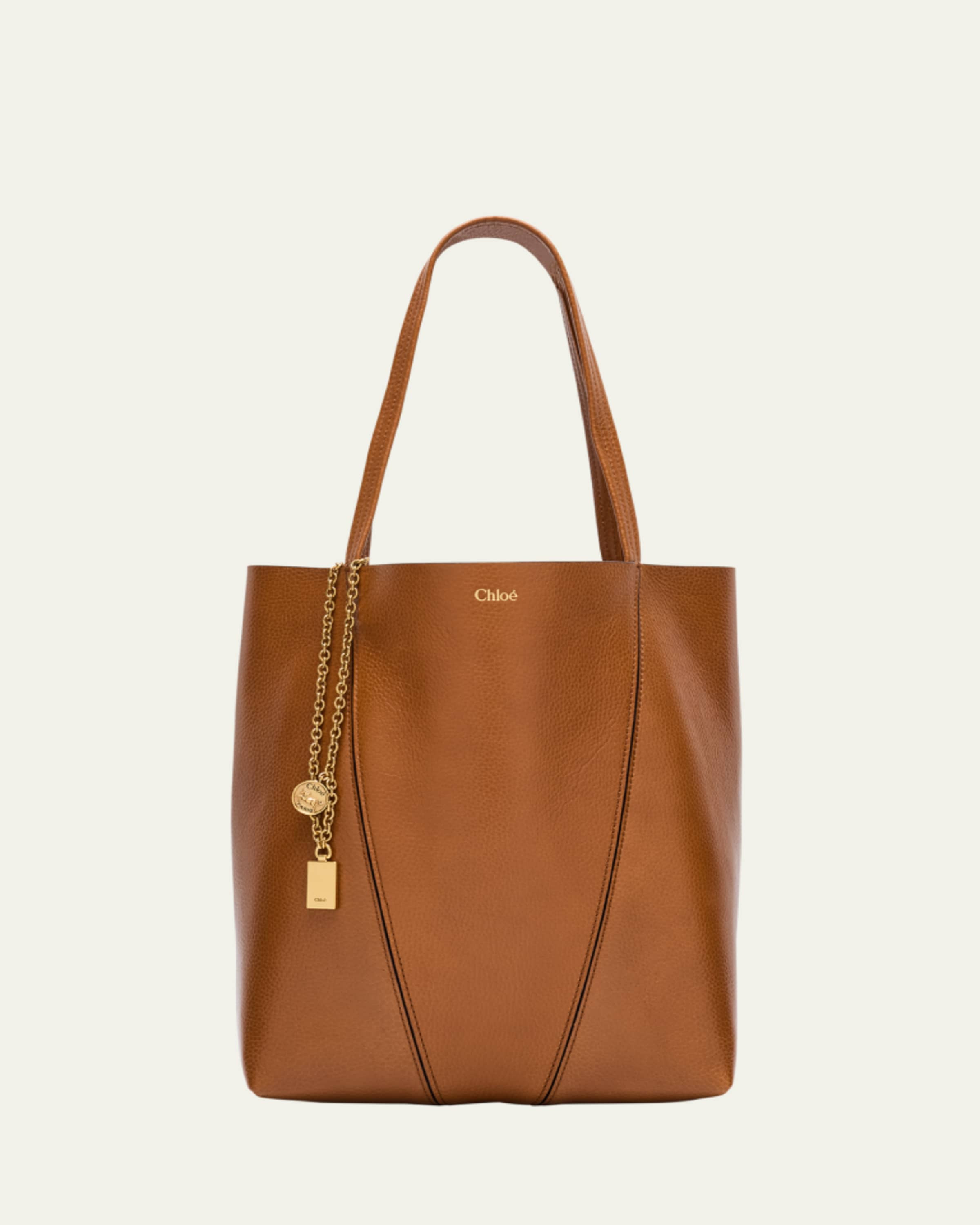 Chloe Spin Mini Tote Bag in Grained Calfskin | Bergdorf Goodman