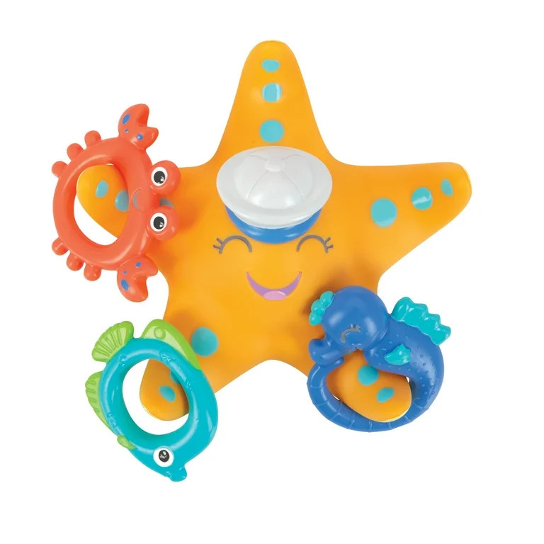 Nuby Floating Starfish Ring Toss Bath Toy for Toddlers | Walmart (US)