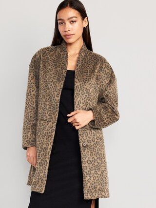 Long-Line Cardigan Coat for Women | Old Navy (CA)