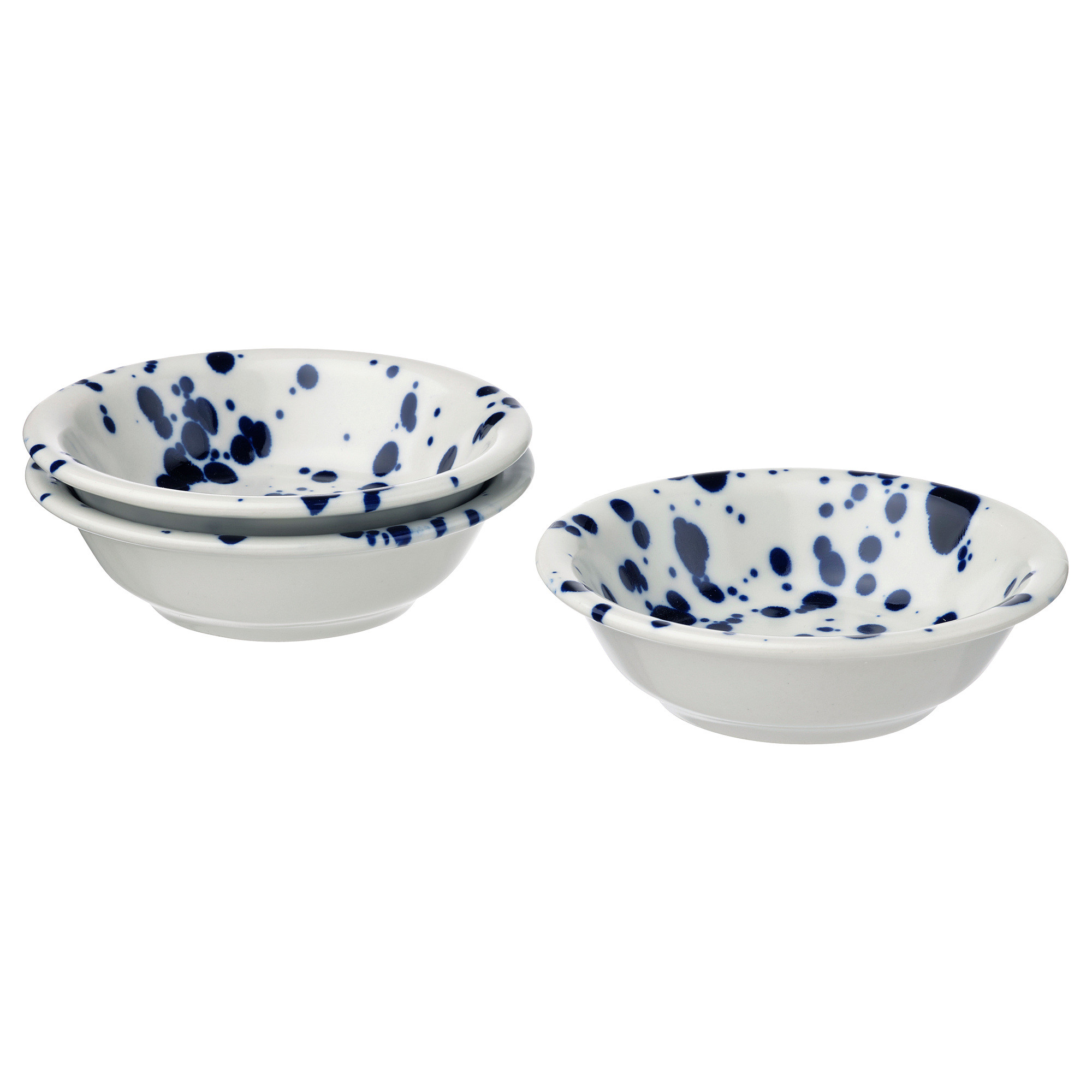 SILVERSIDA bowl, patterned/blue, 4 \u00bd"  - IKEA | IKEA US