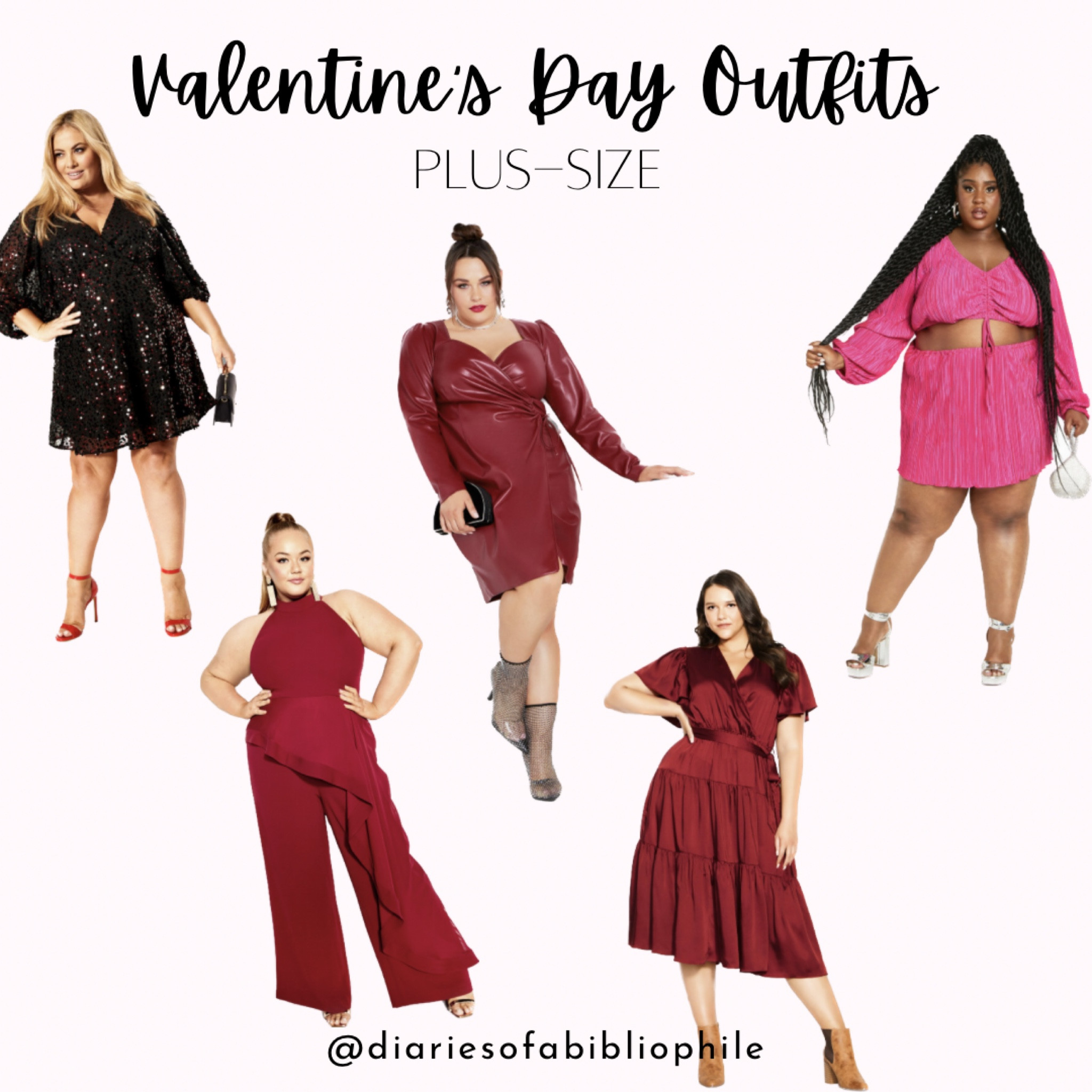 Valentine’s Day, plus-size dresses, plus-size Valentine’s Day dress, date outfit, date night, red jumpsuit, pink dress

#LTKstyletip #LTKplussize #LTKSeasonal