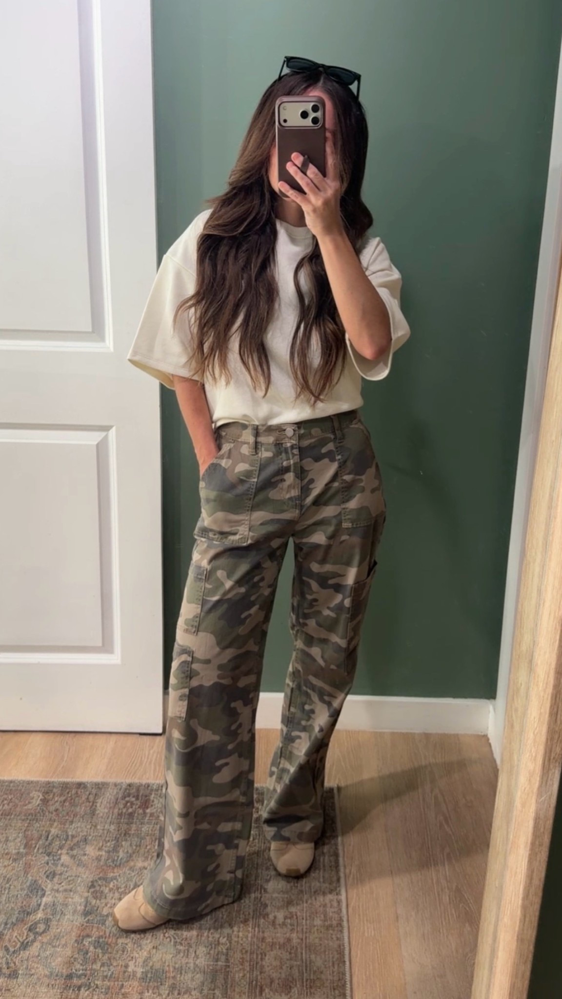 $14 pants that are just crazy good! In a small short- need a xs short
Top: in a small - need a xs 

@walmart 

Teacher outfits, summer mom outfits, everyday essentials, wide leg pants outfit, causal wardrobe staples, blouse & jeans, affordable summer outfits, casual mom outfits,

#LTKgrwm #LTKmomlife #LTKootd