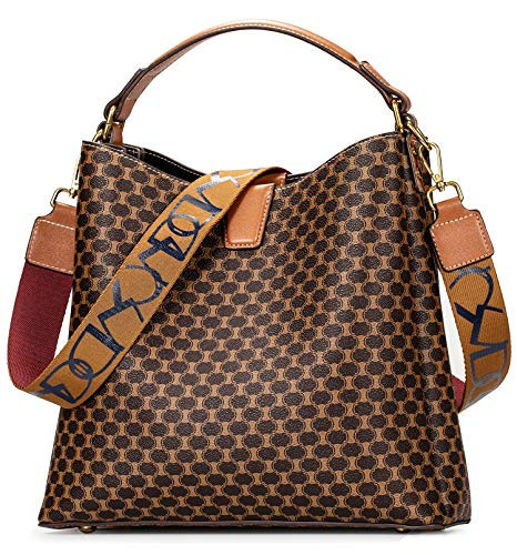 Amazon.com: IBFUN Women Satchel Handbag Purse Ladies Leather Vintage Top Handle Tote Handbag (A1-... | Amazon (US)