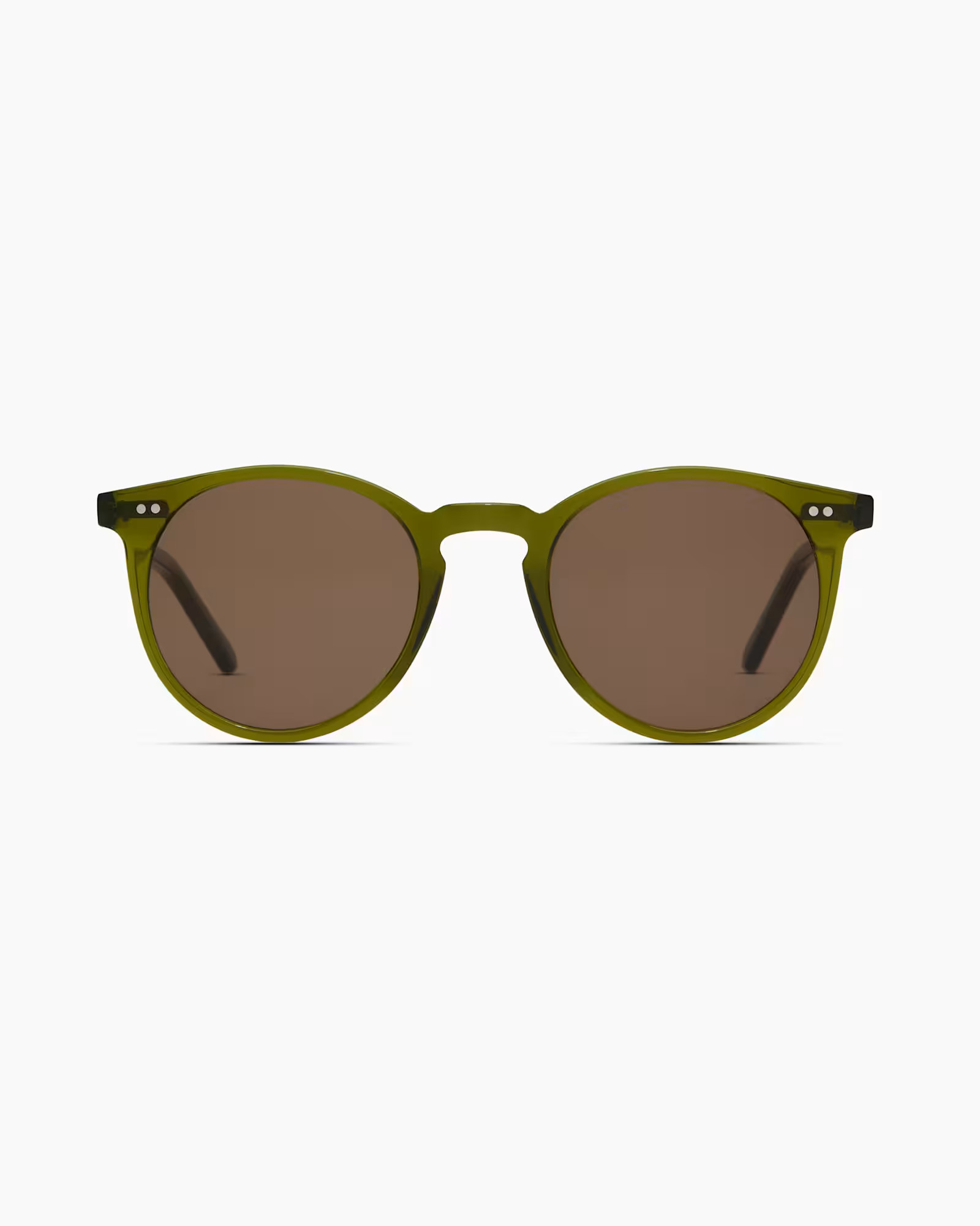 Noah Polarized Acetate Sunglasses in Moss With Brown Lens | Quince