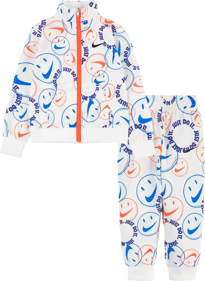 Kids' Smiley Face Graphic Tricot Track Set | Nordstrom Rack