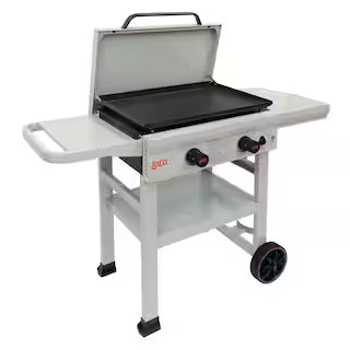LOCO 26 in. 2-Burner Classic SmartTemp Propane Flat Top Grill/Griddle in Chalk Finish 2023050175 ... | The Home Depot