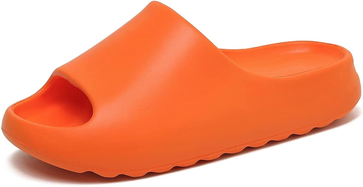 Pillow Slippers for Men and Women, Quick Drying Cloud Slides Open Toe Thick Soft Platform Slide S... | Amazon (US)