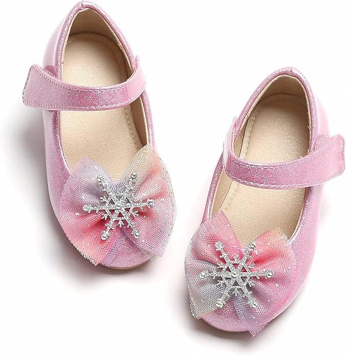 THEE BRON Bridal Ballet Flats Mary Jane School Shoes(Toddler/Little Girls) | Amazon (US)