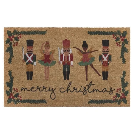 My Texas House Multicolor Nutcracker Ballet Outdoor Coir Doormat, 30" x 48" | Walmart (US)