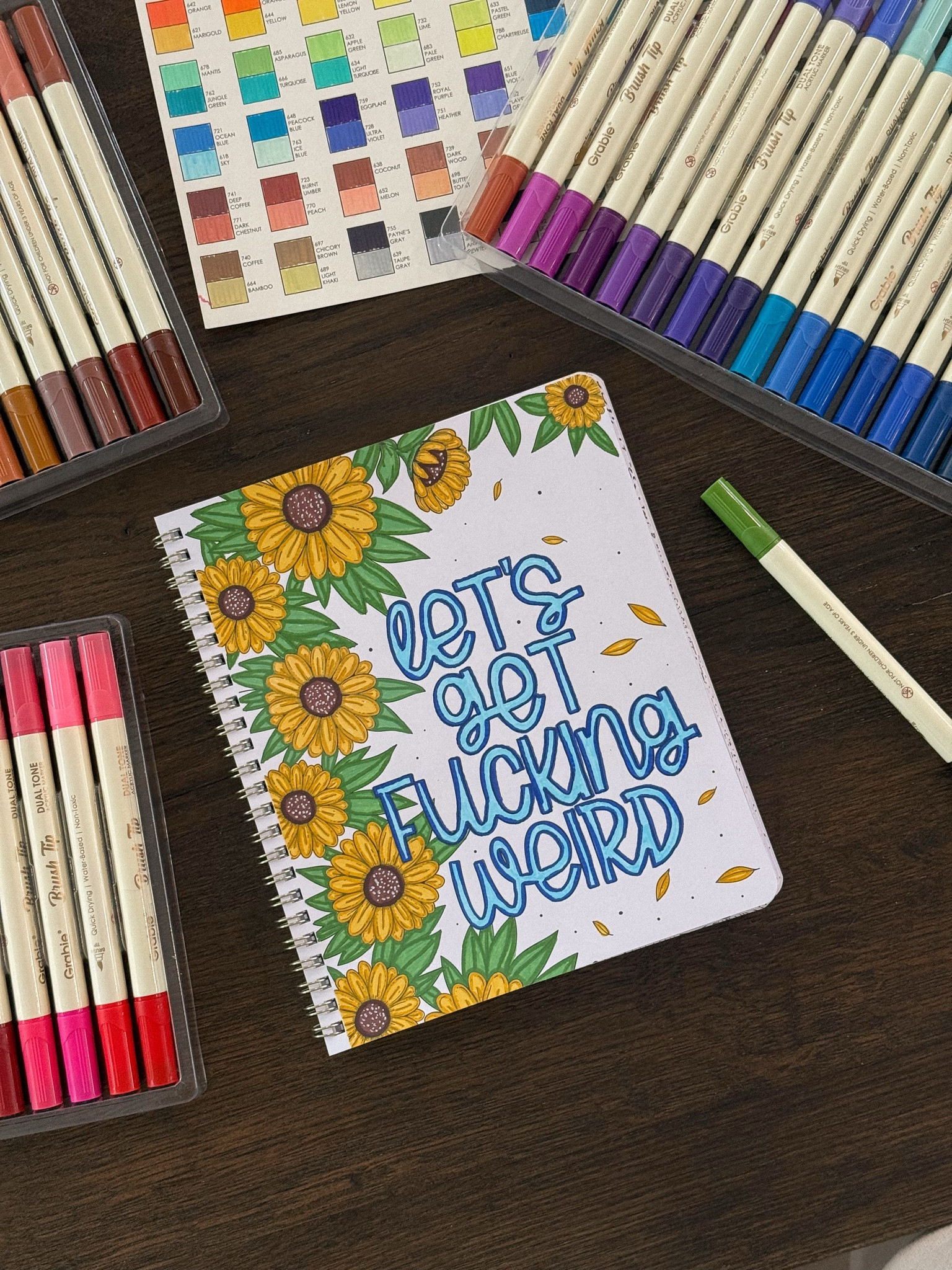 my newest cozy hobby 🌻

adult coloring, adult coloring book, coloring markers, coloring supplies, cozy hobbies, creative hobbies, relaxing hobbies, mindful activities, Ohuhu markers, summer hobbies

#LTKHome #LTKdayinmylife