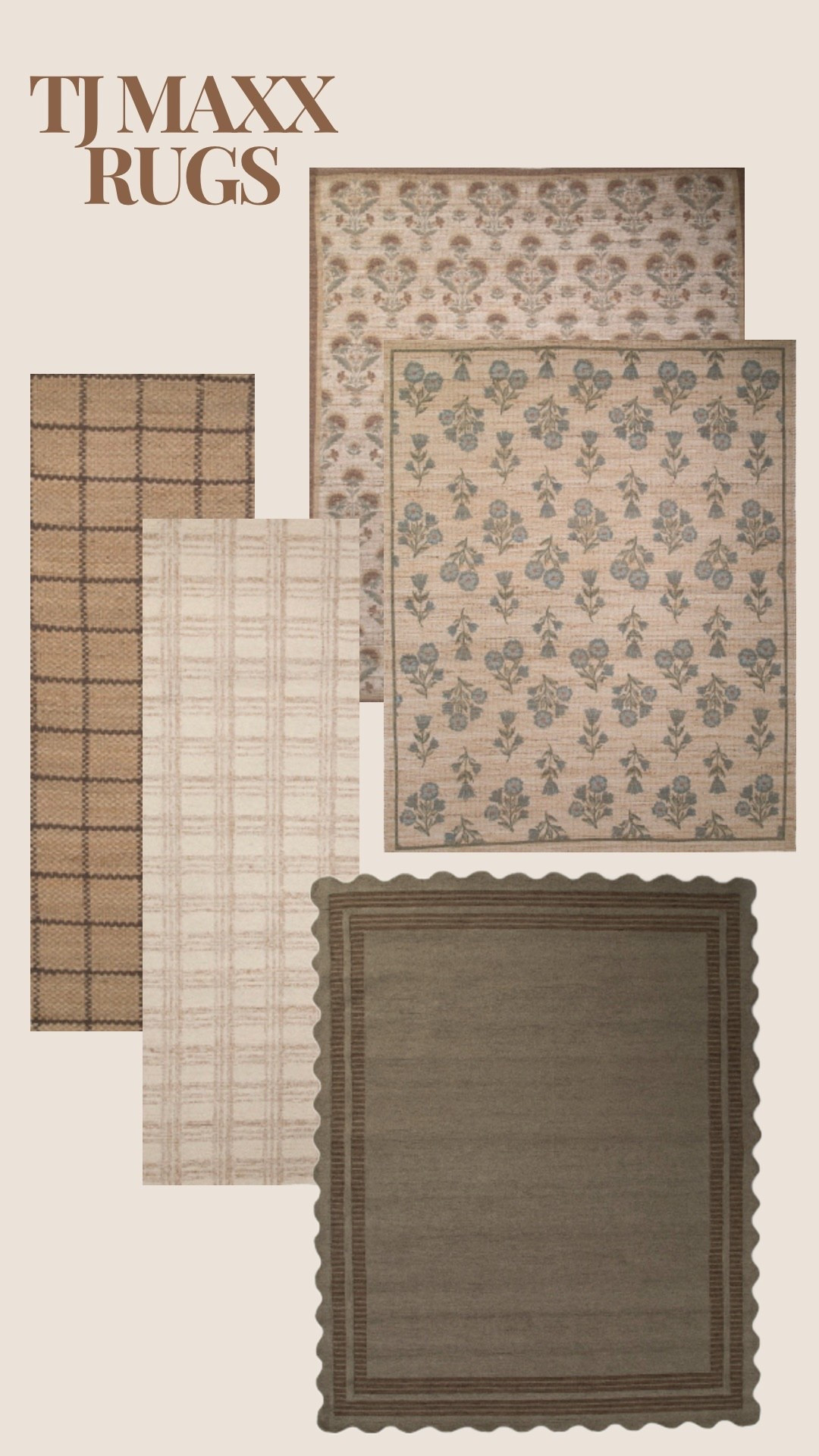 New rug arrivals at TJ Maxx! 

Look for less, budget friendly, loloi rugs, TJ maxx, Marshall’s, Homegoods 

#LTKSaleAlert #LTKFindsUnder100 #LTKHome