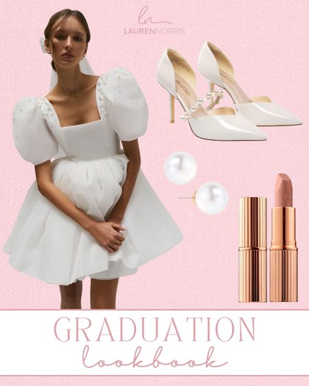 Look like an angel wearing this look for your graduation day! 🎓💖

#LTKshoecrush #LTKparties
