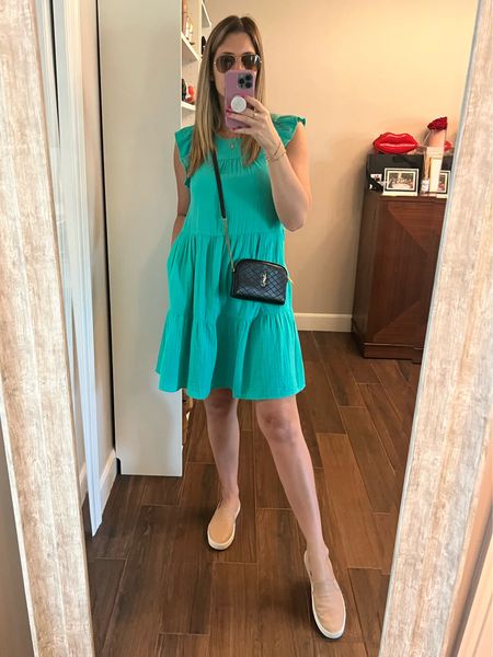 Cool, casual and cozy in gauze. Brownie points for pockets. Comes in 5 colors. On sale for under $50! Stock up for summer on this cotton fabric. I can’t get enough! 

Runs TTS. (Note I had this taken in at the waist for a more fitted silhouette.)

#LTKFindsUnder50 #LTKStyleTip #LTKSaleAlert