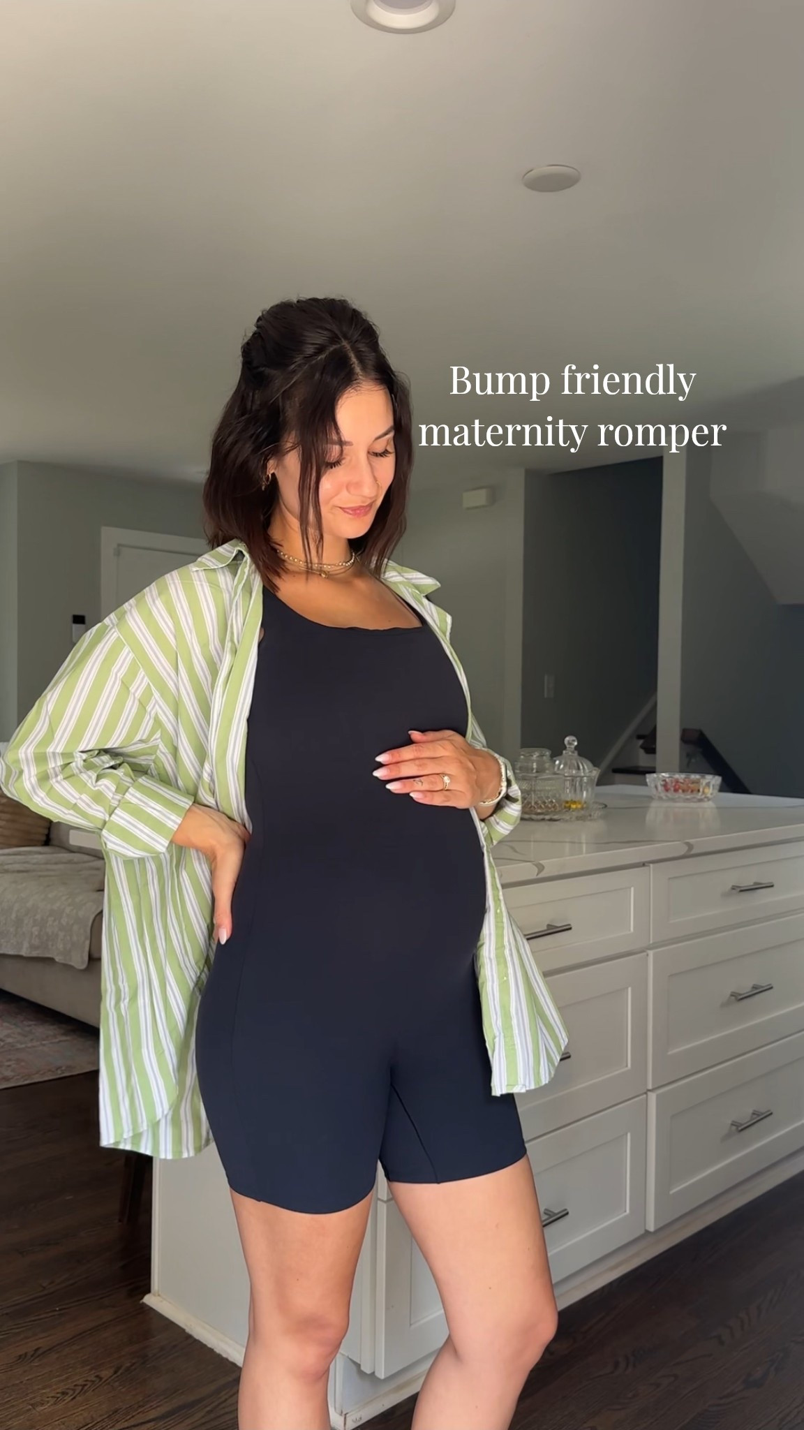 In my true pre-pregnancy size, with plenty of room to grow/Size small

#LTKBump #LTKActive #LTKFindsUnder50
