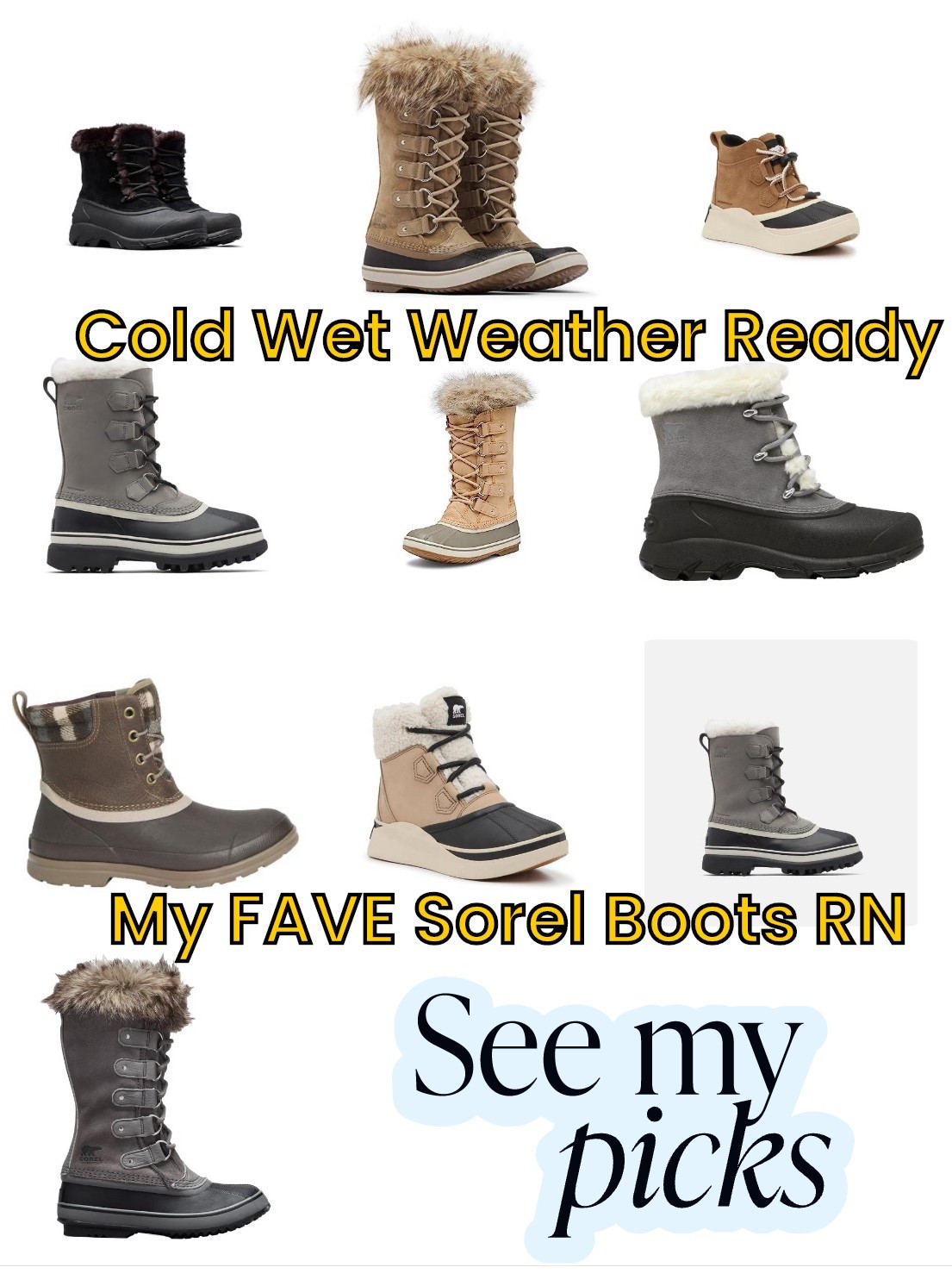 Sorel boots are my favorite for wet, cold, rainy, snowy weather. A durable boot with classic style and staying-power, these are a solid investment for anyone. Take care of them and they’ll last you a long time, love them. Here’s my favorites of the bunch right now.

#LTKGiftGuide #LTKSeasonal #LTKOver40