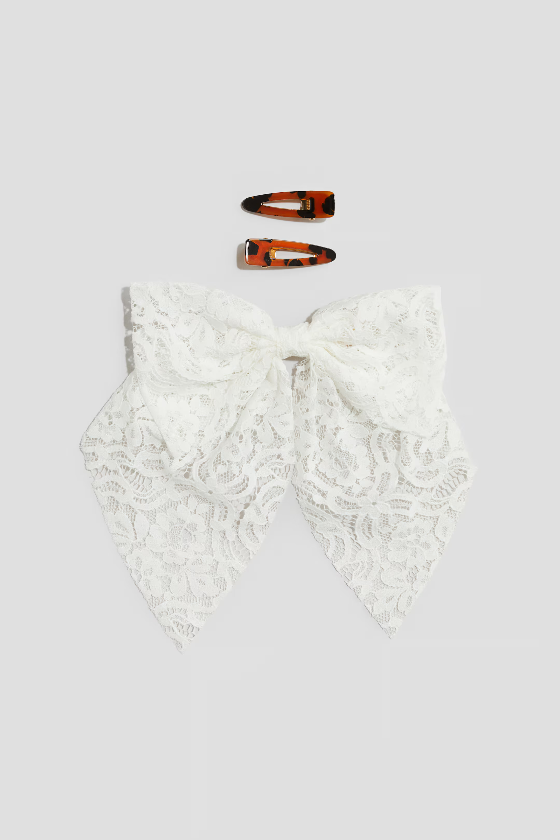 3-pack Hair Clips - White - Kids | H&M US | H&M (US + CA)