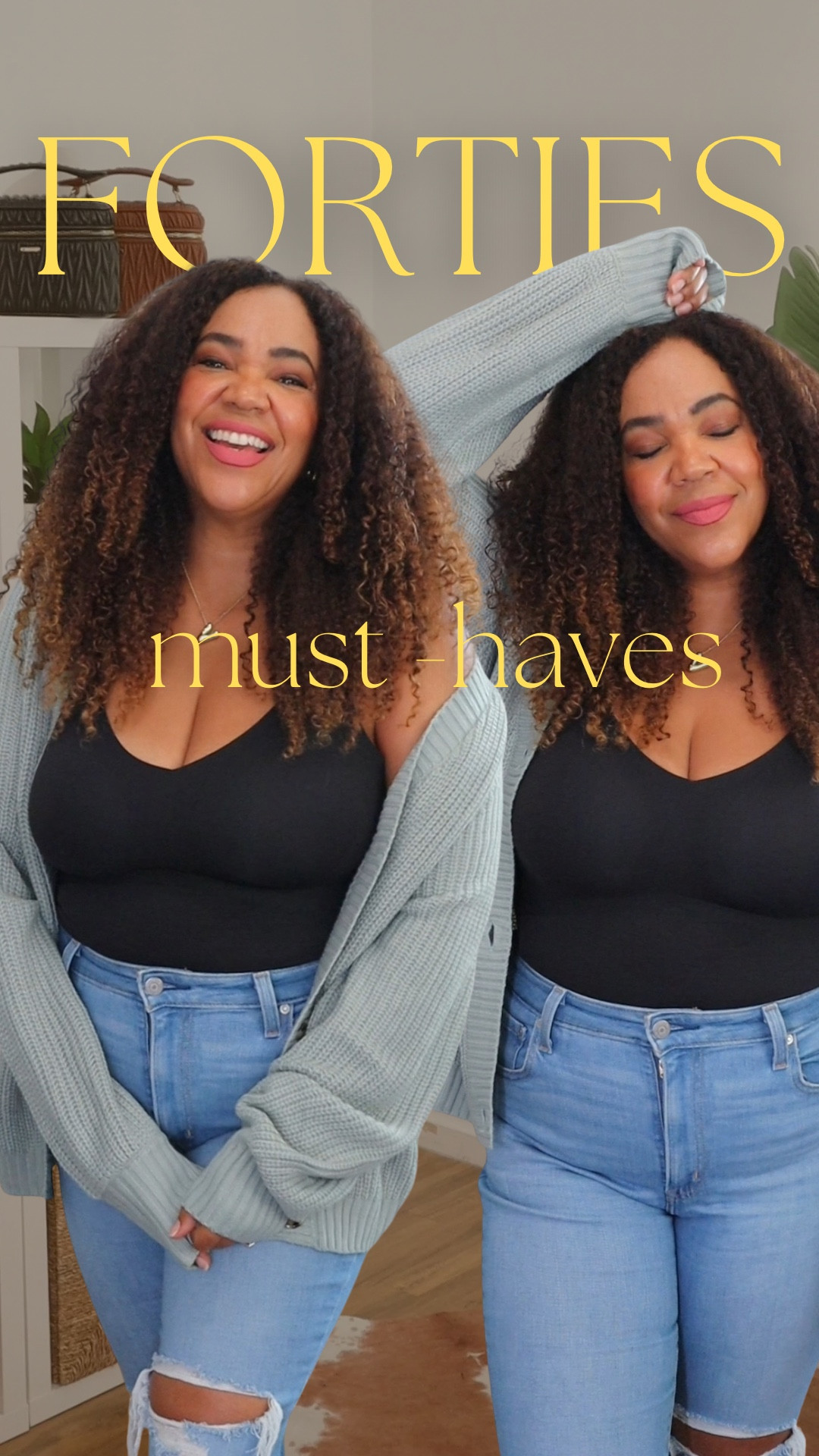 Ladies over 40 - Here are some of my must haves: a Cozy Cardigan, [ad] a Shapewear HoneyLove LiftWear Tank, and Jeans ✨. Honeylove’s Black Friday Sale has started. 

💥Listen 👋🏾 Use my promo code link for 20% off!! - go to my link in Bio💥 #honeylovepartner

Promo code link 🫶🏾 https://checkout.honeylove.com/VRODRIGUEZ   

#LTKMidsize #LTKSaleAlert #LTKOver40